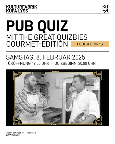 Pub Quiz Gourmet Special