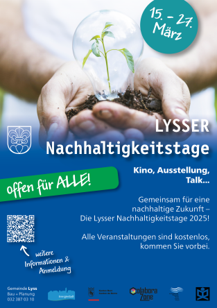 Flyer Lysser Nachhaltigkeitstage