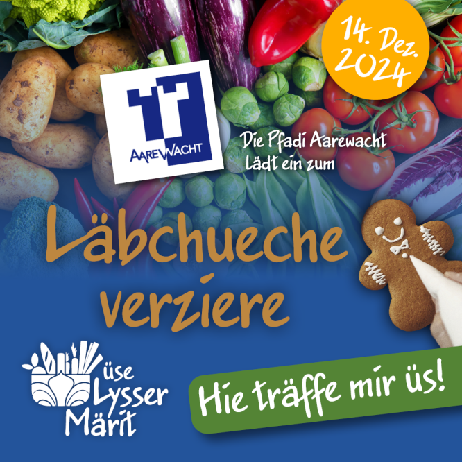 Üse Lysser Märit - Läbchueche verziere